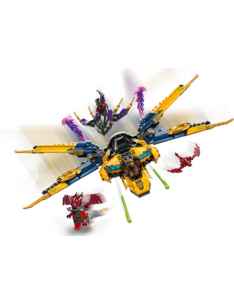 LEGO Ninjago - Raso ir Arino audros superlėktuvas