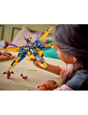 LEGO Ninjago - Raso ir Arino audros superlėktuvas