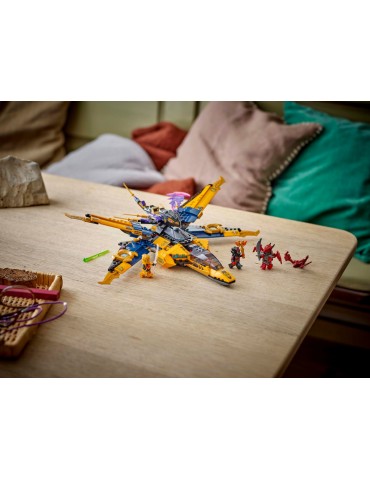 LEGO Ninjago - Raso ir Arino audros superlėktuvas