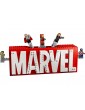 LEGO Marvel - MARVEL logotipas ir minifigūrėlės