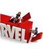 LEGO Marvel - MARVEL logotipas ir minifigūrėlės