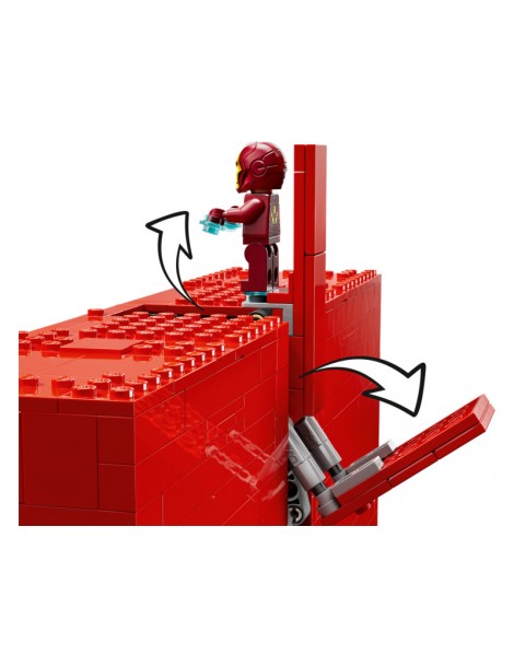 LEGO Marvel - MARVEL logotipas ir minifigūrėlės