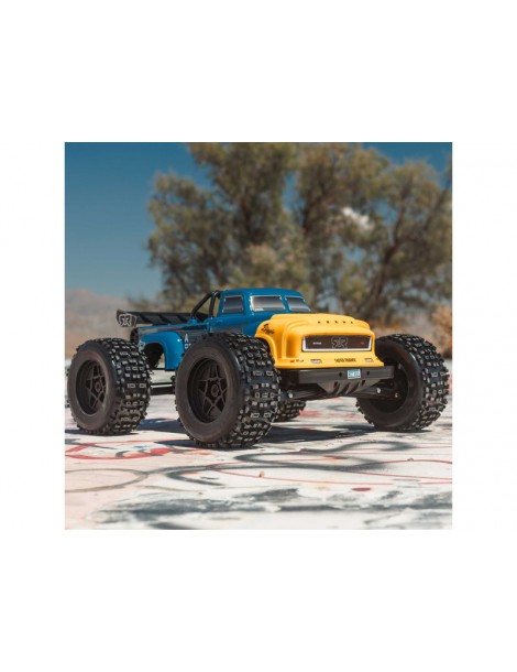 Arrma 1/8 NOTORIOUS 6S V6 4X4 BLX Brushless Stunt Truck RTR, Blue
