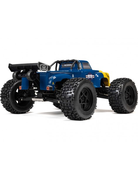 Arrma 1/8 NOTORIOUS 6S V6 4X4 BLX Brushless Stunt Truck RTR, Blue