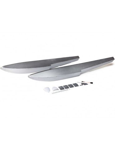 E-flite Float Set with Hardware, Silver, 39.5"