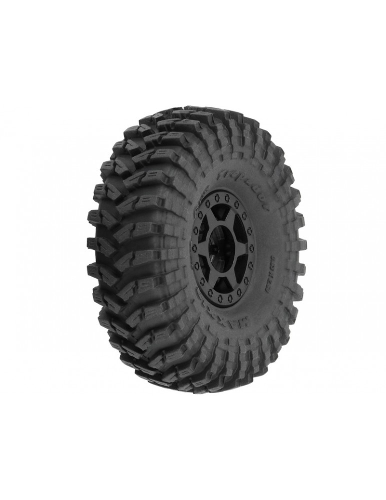 1/24 Maxxis Trepador F/R 1.0" Tires MTD 7mm Black Holcomb (4)