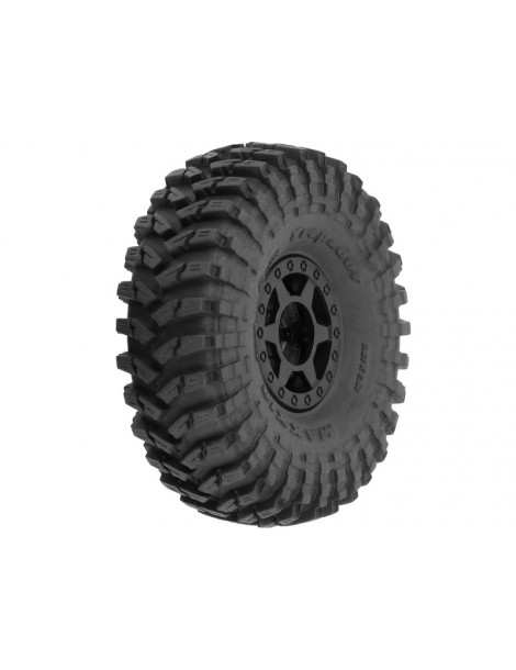 1/24 Maxxis Trepador F/R 1.0" Tires MTD 7mm Black Holcomb (4)