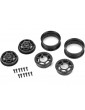Pro-Line 1/10 Holcomb F/R 1.55" 12mm Crawler Bead-Loc Wheels (2) Black