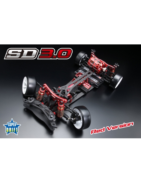 RC modelis Yokomo Super Drift SD 3.0 Red Version
