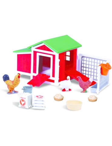 Bburago chicken Farm with tractor