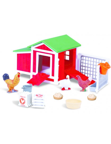 Bburago chicken Farm with tractor