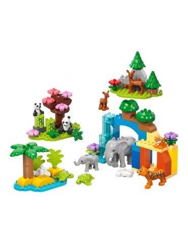LEGO DUPLO - Laukinių gyvūnų šeimos „trys viename“