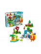 LEGO DUPLO - Laukinių gyvūnų šeimos „trys viename“