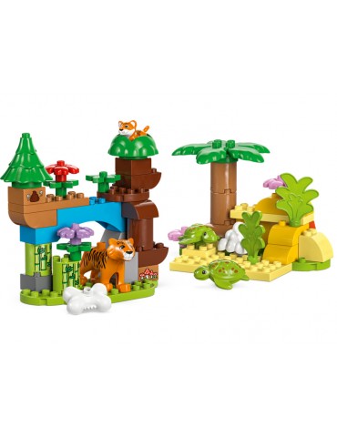 LEGO DUPLO - Laukinių gyvūnų šeimos „trys viename“