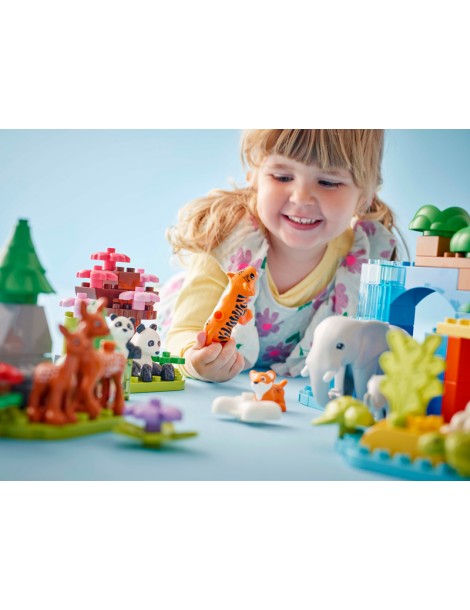LEGO DUPLO - Laukinių gyvūnų šeimos „trys viename“