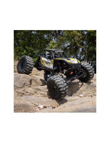 RC modelis Axial 1/18 Capra 4WS RTR Geltona
