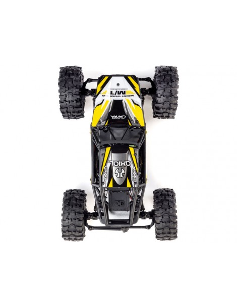 RC modelis Axial 1/18 Capra 4WS RTR Geltona