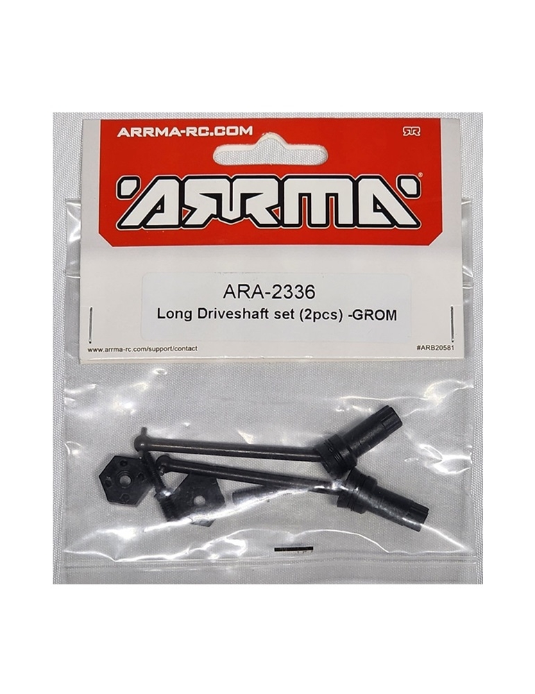 Arrma Driveshaft Set, Long (2pcs): GROM-ARA-2336