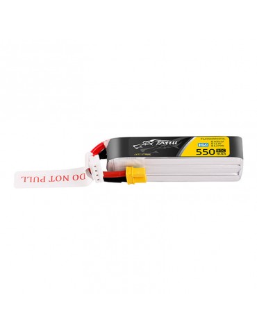 Tattu 3s 550mAh 95C 11.4V HV Lipo akumuliatorius XT30