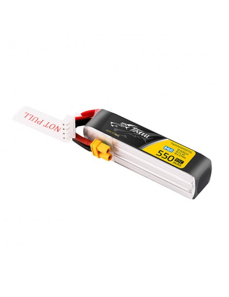 Tattu 3s 550mAh 95C 11.4V HV Lipo akumuliatorius XT30