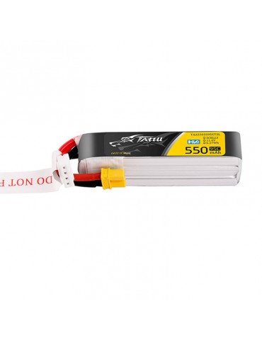 Tattu 3s 550mAh 95C 11.4V HV Lipo akumuliatorius XT30