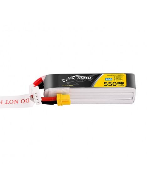 Tattu 3s 550mAh 95C 11.4V HV Lipo akumuliatorius XT30