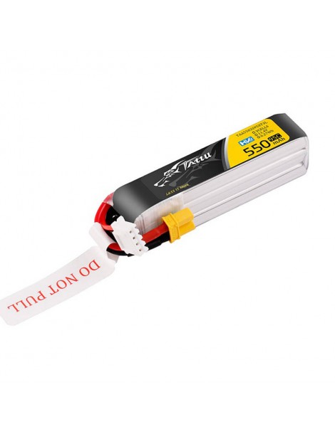 Tattu 3s 550mAh 95C 11.4V HV Lipo akumuliatorius XT30