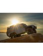 Traxxas TRX-4 RC kopimo modelis su žaliu Defender Clipless kėbulu 1:10 mastelio