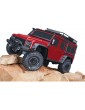 Traxxas TRX-4 Defender 1:10 RC kopimo modelis raudonas su Clipless kėbulu
