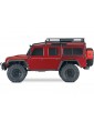 Traxxas TRX-4 Defender 1:10 RC kopimo modelis raudonas su Clipless kėbulu