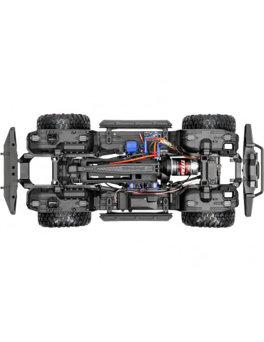 Traxxas TRX-4 Defender 1:10 RC modelis smėlio spalvos su Clipless kėbulu