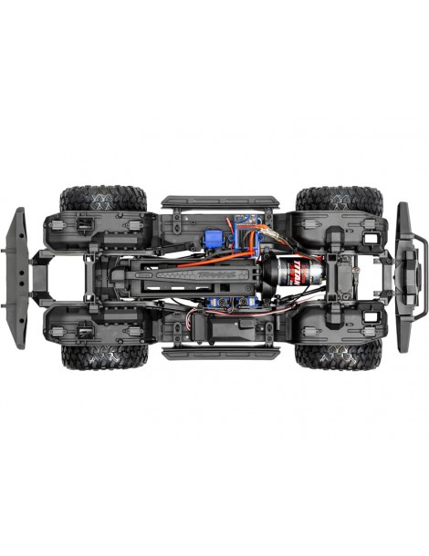 Traxxas TRX-4 Defender 1:10 RC modelis smėlio spalvos su Clipless kėbulu