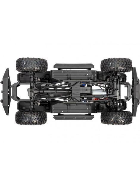 Traxxas TRX-4 Defender 1:10 RC modelis smėlio spalvos su Clipless kėbulu