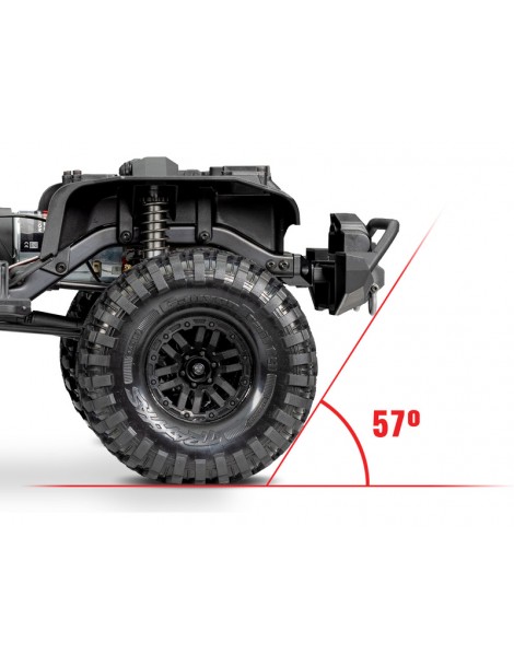 Traxxas TRX-4 Defender 1:10 RC modelis smėlio spalvos su Clipless kėbulu