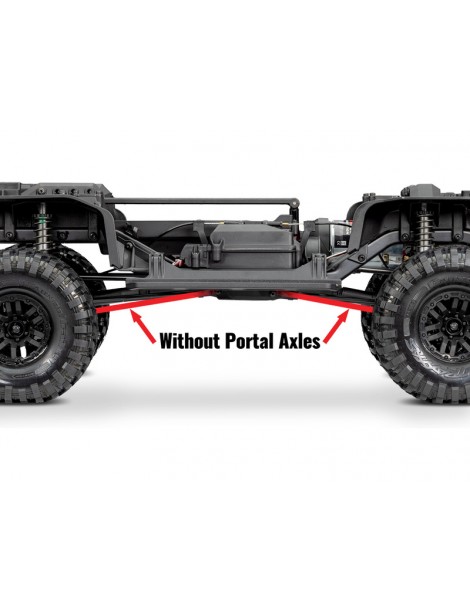 Traxxas TRX-4 Defender 1:10 RC modelis smėlio spalvos su Clipless kėbulu