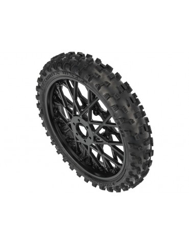 Dunlop Geomax MX33 V2 Bead CR4 Front Tire MTD Bullyspoke Black: Promoto-MX