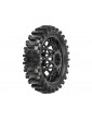 Dunlop Geomax MX33 V2 Bead CR4 Rear Tire MTD Bullyspoke Black: Promoto-MX