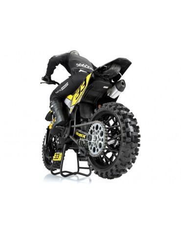Dunlop Geomax MX33 V2 Bead CR4 Rear Tire MTD Bullyspoke Black: Promoto-MX