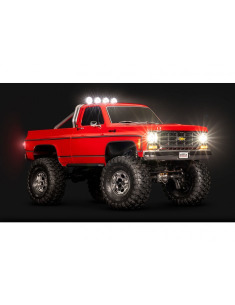 Traxxas Roll Bar (sumontuotas su LED šviesų juosta)/ Roll Bar laikikliai, kairė ir dešinė (tinka 9212 kėbului)