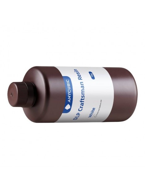Derva 3D spausdinimui AnyCubic DLP Craftsman Resin Balta 1kg – CyborgShop