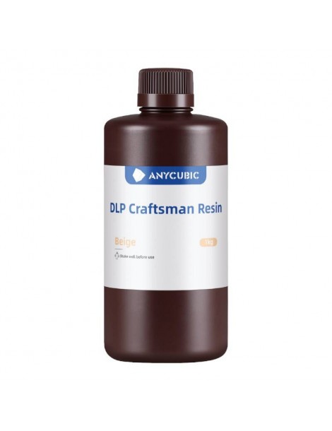 Derva 3D spausdinimui AnyCubic DLP Craftsman Resin Smėlio 1kg – CyborgShop