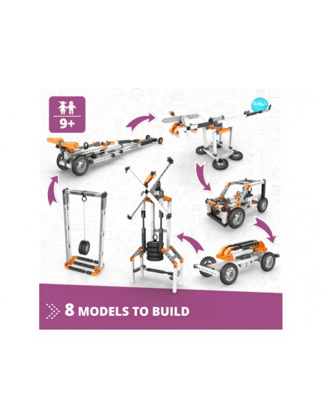 Engino Stem Newton's laws of inertia, momentum, kinetic and potential energy