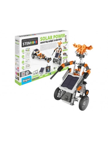 Engino Stem Solar power converting sunlight into electricity