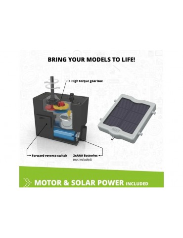 Engino Stem Solar power converting sunlight into electricity