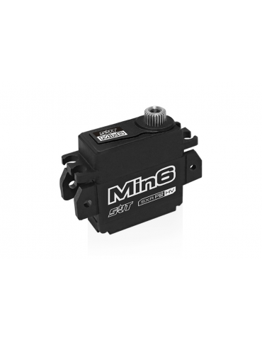 MIN6 HiVOLT CORELESS Skaitmeninis servo, skirtas 1/12 Pancar (9kg-0.062s/60)