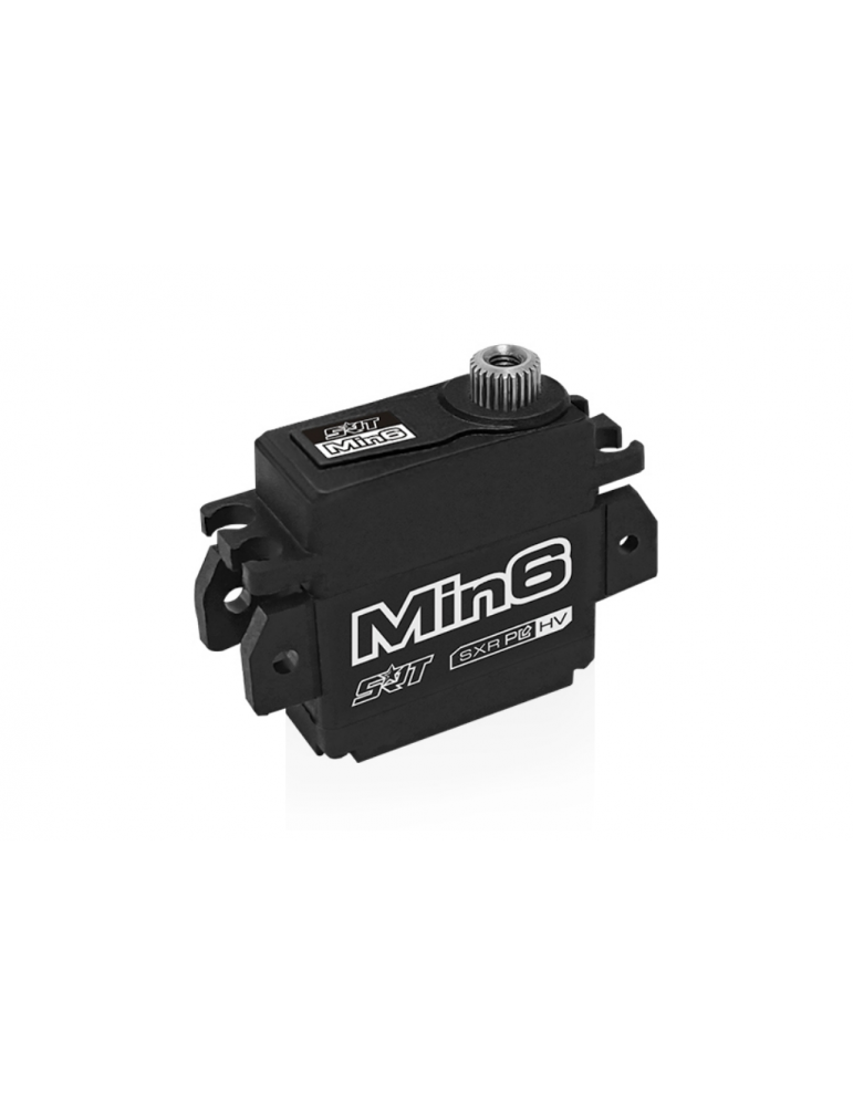 MIN6 HiVOLT CORELESS Skaitmeninis servo, skirtas 1/12 Pancar (9kg-0.062s/60)