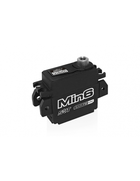 MIN6 HiVOLT CORELESS Skaitmeninis servo, skirtas 1/12 Pancar (9kg-0.062s/60)