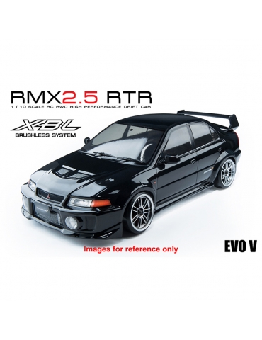 RC Drift brushless - RMX 2.5 RTR Mitsubishi evo 5 Black - MST