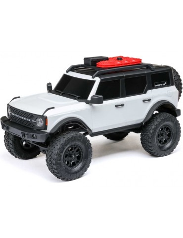 Axial 1/24 SCX24 Ford Bronco 4X4 RTR Brushed Rock Crawler (Battery & Charger Included), White