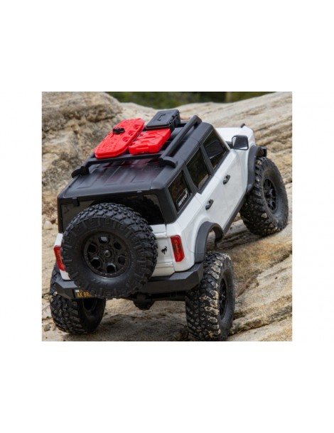 Axial 1/24 SCX24 Ford Bronco 4X4 RTR Brushed Rock Crawler (Battery & Charger Included), White